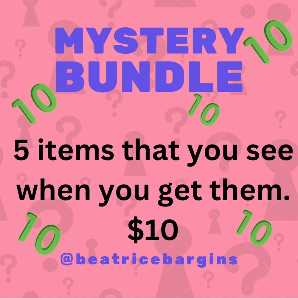 Mystery Bundle! 5 items, completely a surprise. Works out to $2/item.